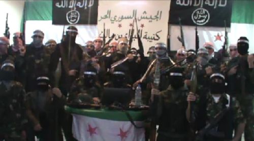 AZ FSA és a Nuszra Front terroristái