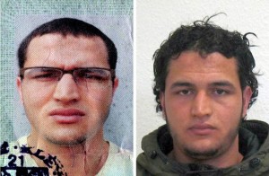 epa05684720 An undated handout composite photo made available by German Federal Criminal Police Office (BKA) on 21 December 2016 shows suspect Anis Amri who is searched for in connection to the 19 December Berlin attacks. A manhunt for the truck driver is underway after an initial suspect had to be released after he was cleared of the suspicion. At least 12 people were killed and dozens injured when a truck on 19 December drove into the Christmas market at Breitscheidplatz in Berlin, in what authorities believe was a deliberate attack.  EPA/BKA / HANDOUT BEST QUALITY AVAILABLE, MANDATORY CREDIT HANDOUT EDITORIAL USE ONLY/NO SALES