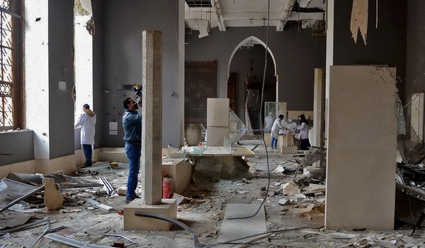 A terrortámadás után a kairói iszlám múzeum