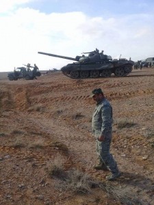 tank t 62m palmyra syria army