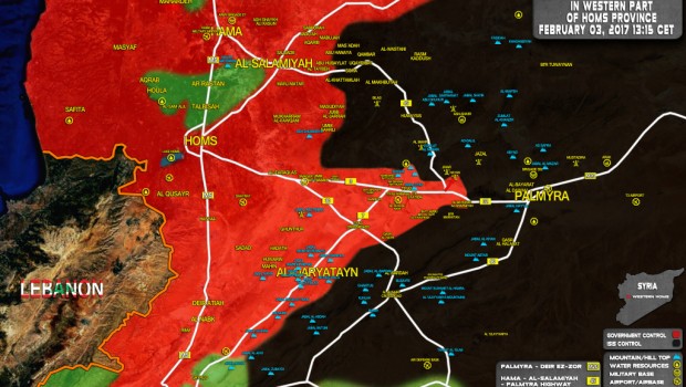 kelet homsz szíria térkép 2017.02.05.