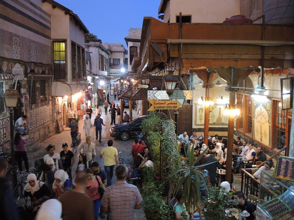 Óvárosi utcarészlet Damaszkuszban
