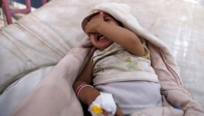 A világ legnagyobb kolerajárványa volt Jemenben Forrás: AFP/Mohammed Huwais